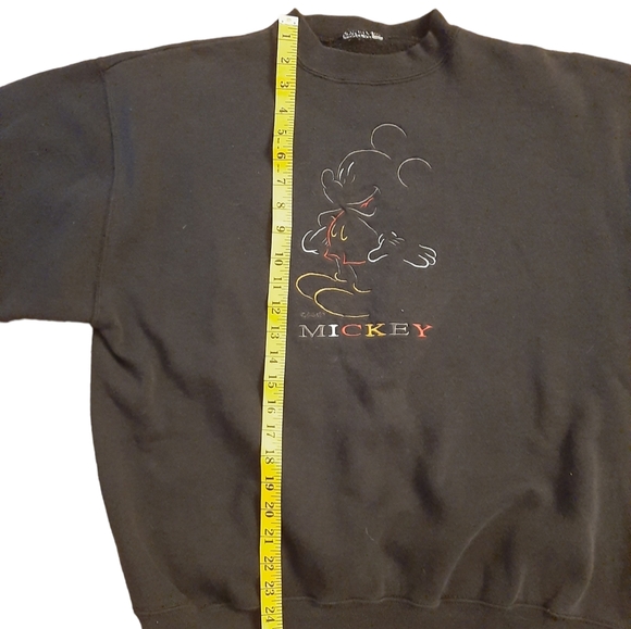 Vintage Disney Mickey Black Crewneck - Picture 4 of 4